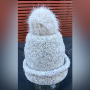 Universal Threads Boucle Knit Beanie with Pom-Pom